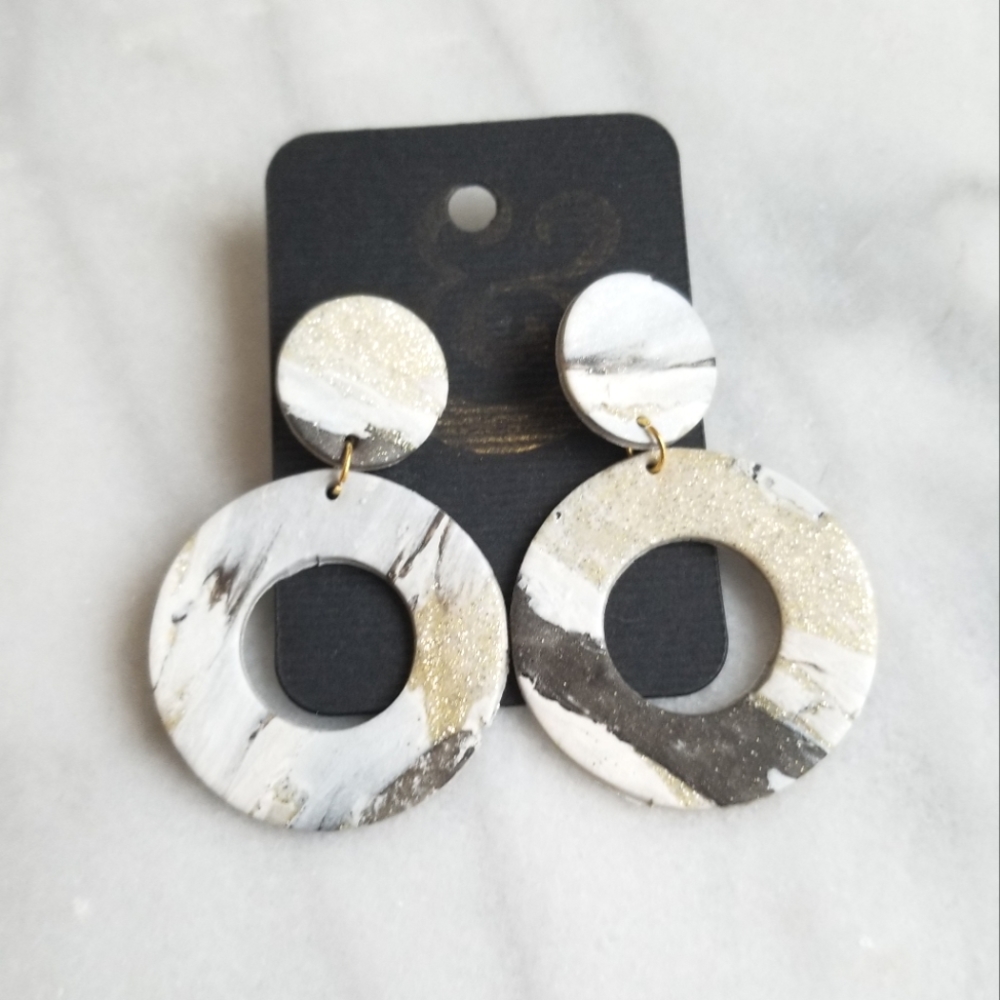 Bold earrings